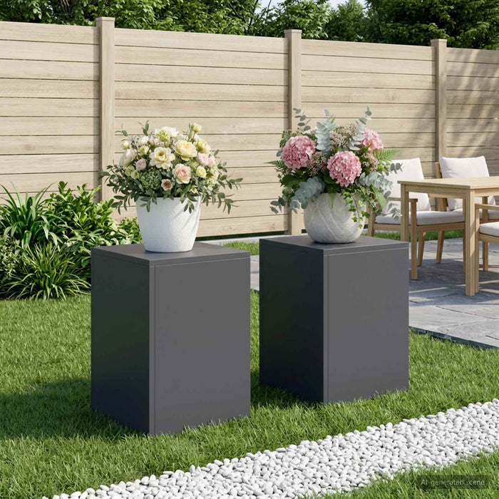 Suport pentru plante 2 pcs Antracit 30 x 30 x 40 cm WALTI