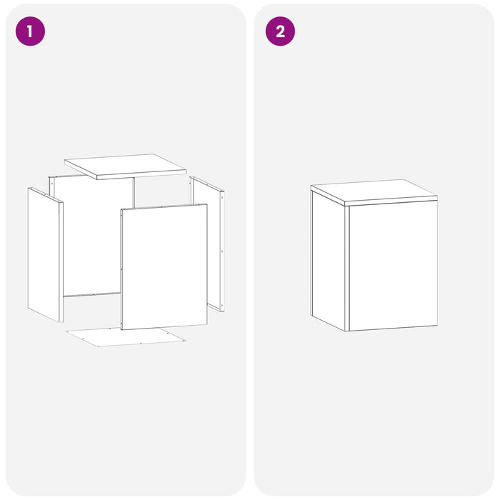 Suport pentru plante Argintiu 30 x 30 x 40 cm Oțel WALTI