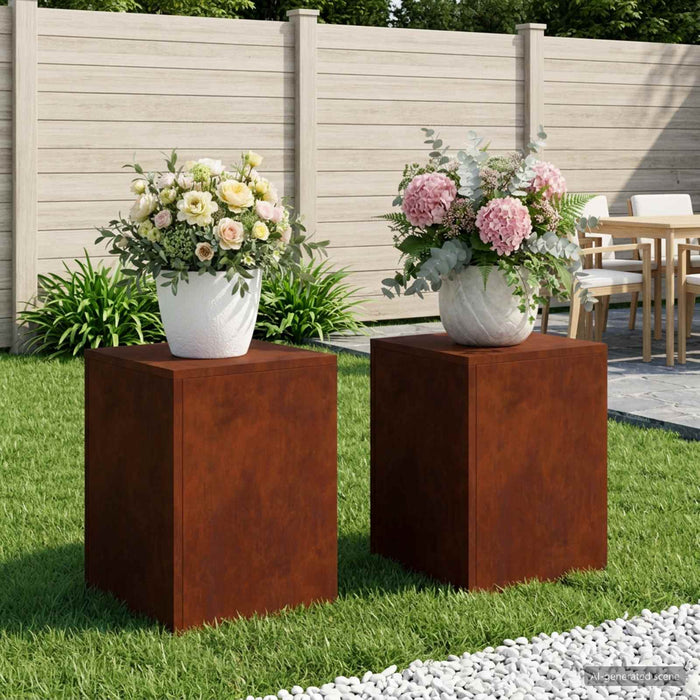 Suport pentru plante 2 pcs Ruginit 30 x 30 x 40 cm WALTI