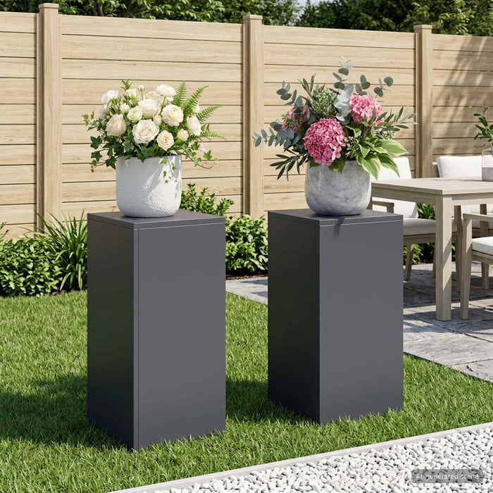 Suport pentru plante 2 pcs Antracit 30 x 30 x 60 cm WALTI