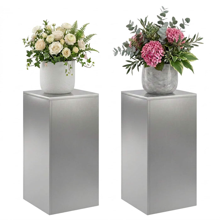 Suport pentru plante 2 pcs Argintiu 30 x 30 x 60 cm WALTI