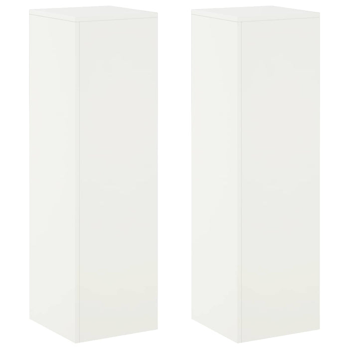 Suport pentru plante 2 pcs Alb 30 x 30 x 100 cm Oțel WALTI