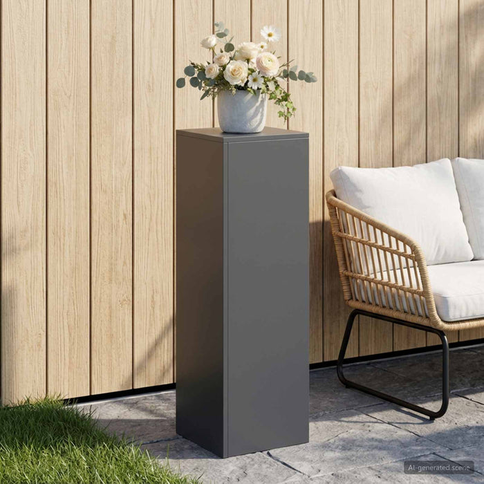 Suport pentru plante Antracit 30 x 30 x 100 cm Oţel inoxidabil WALTI