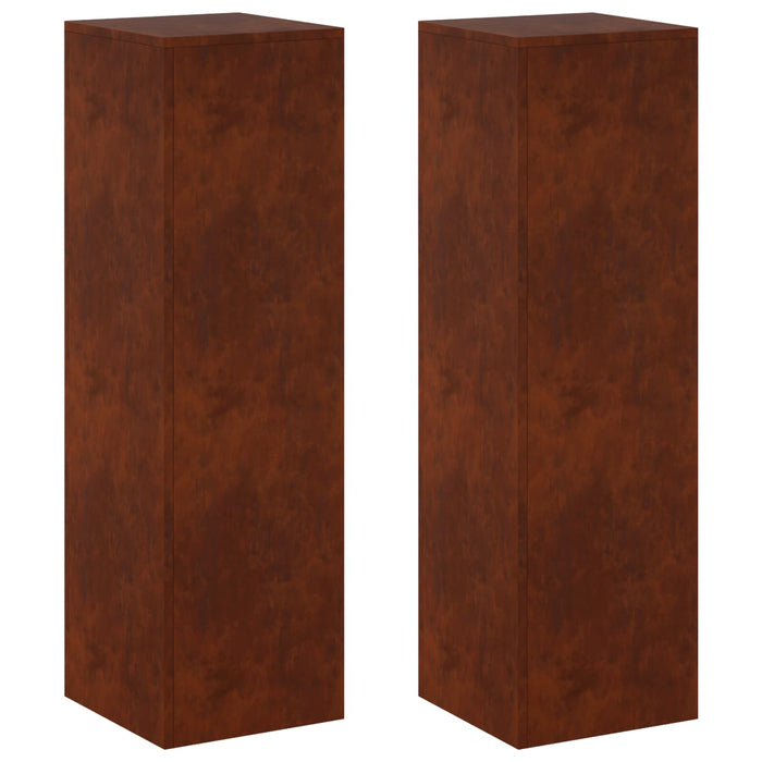 Suport pentru plante 2 pcs Ruginit 30 x 30 x 100 cm WALTI