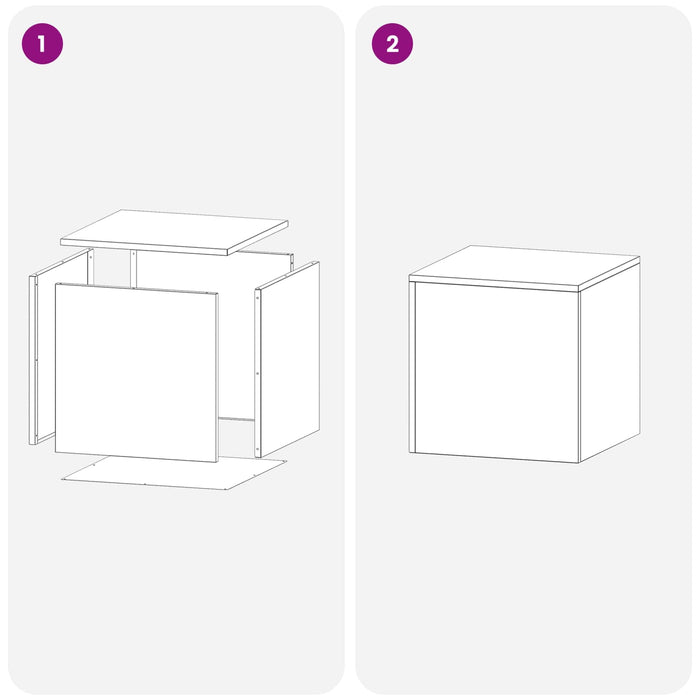 Suport pentru plante 2 pcs Argintiu 40 x 40 x 40 cm WALTI