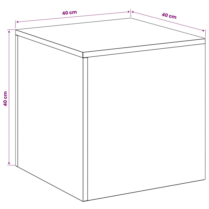 Suport pentru plante 2 pcs Argintiu 40 x 40 x 40 cm WALTI
