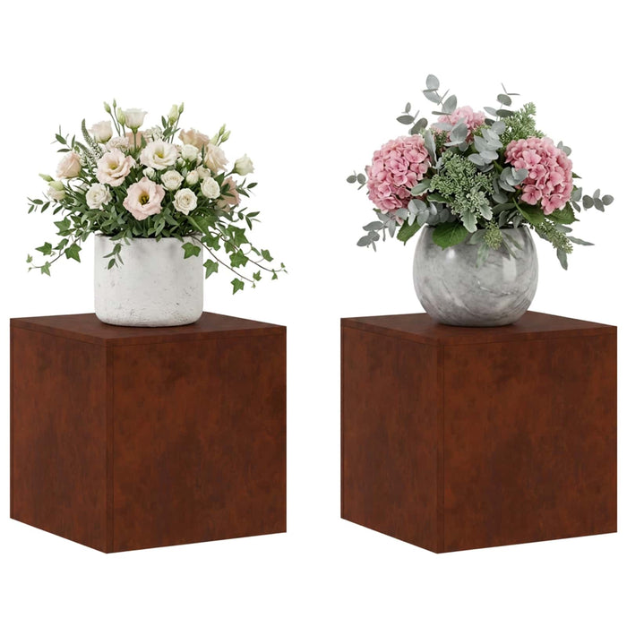 Suport pentru plante 2 pcs Ruginit 40 x 40 x 40 cm WALTI