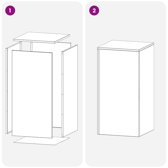 Suport pentru plante 2 pcs Argintiu 40 x 40 x 80 cm Oțel WALTI