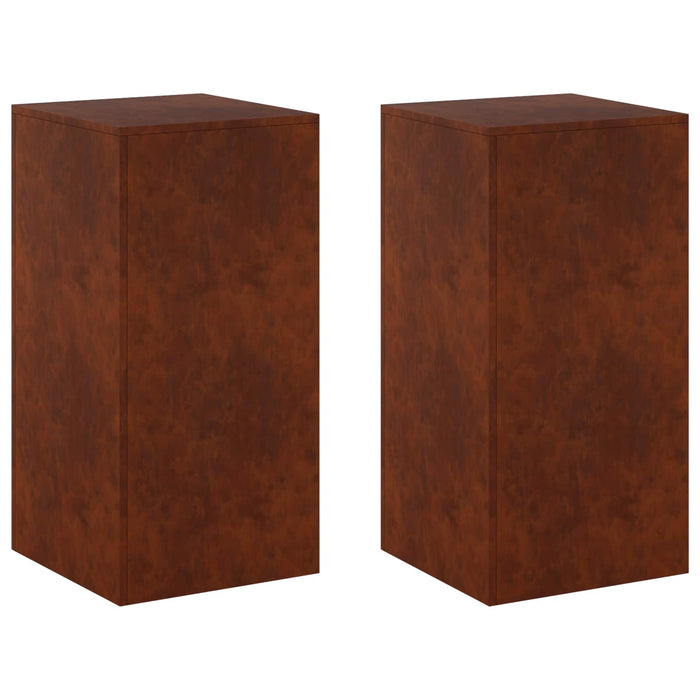 Suport pentru plante 2 pcs Ruginit 40 x 40 x 80 cm WALTI