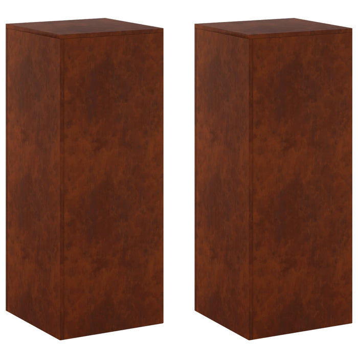 Suport pentru plante 2 buc. Ruginit 40 x 40 x 100 cm - WALTI WALTI