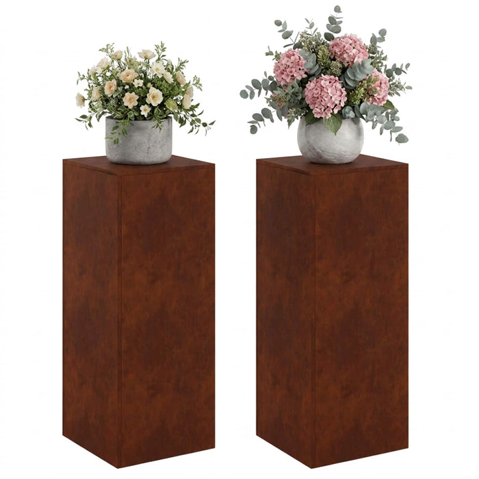 Suport pentru plante 2 buc. Ruginit 40 x 40 x 100 cm - WALTI WALTI