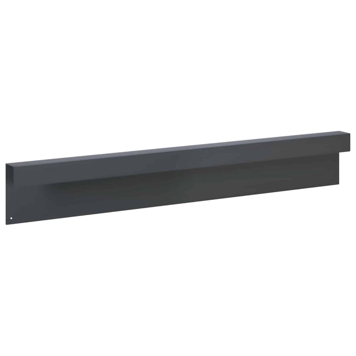 Profil de acoperire pentru grădină 10 buc. 100 x 5 x 15 cm Oțel WALTI