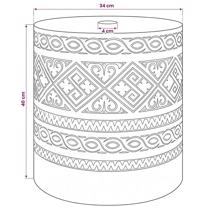 Bază pentru umbrelă 21 kg Maro Lemn masiv de mahon WALTI