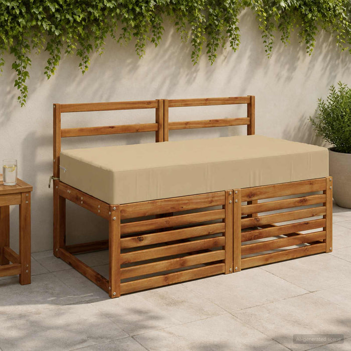 Pernă pentru șezut SOEST 100% Polyester Bej 120 x 80 x 15 cm WALTI
