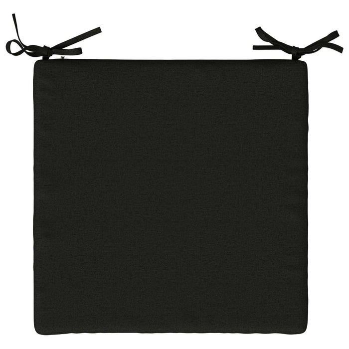 Perne pentru șezut cu 4 piese SOEST 4 buc. 100% Polyester Negru WALTI