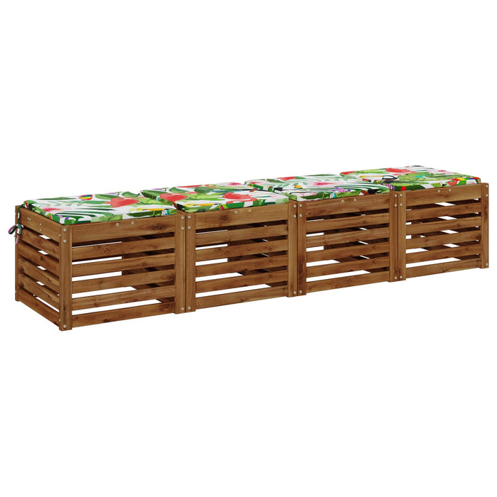 Perne pentru șezut cu 4 piese SOEST 4 buc. 100% Polyester WALTI