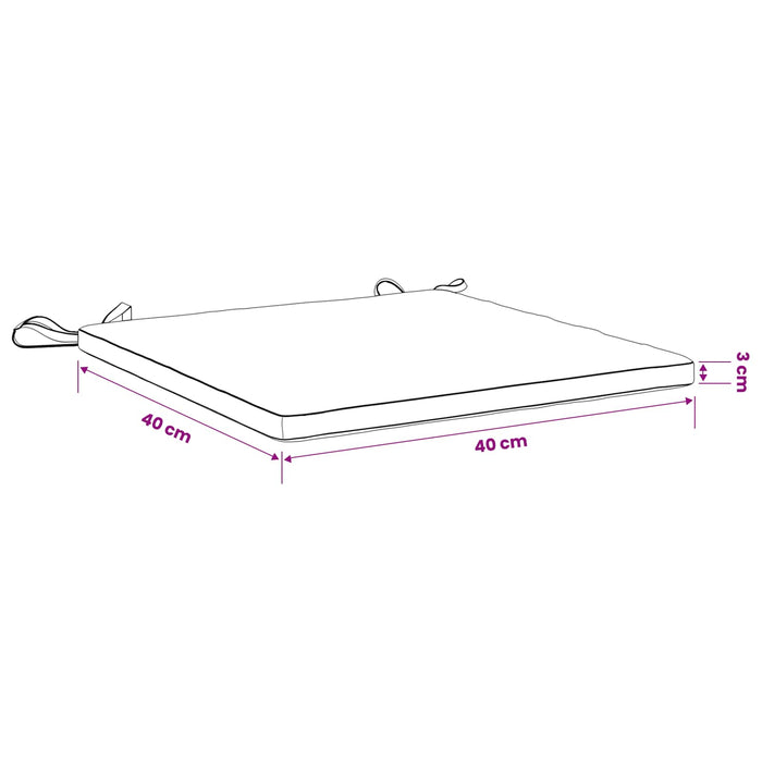 Perne pentru șezut cu 4 piese SOEST 4 buc. 100% Polyester WALTI
