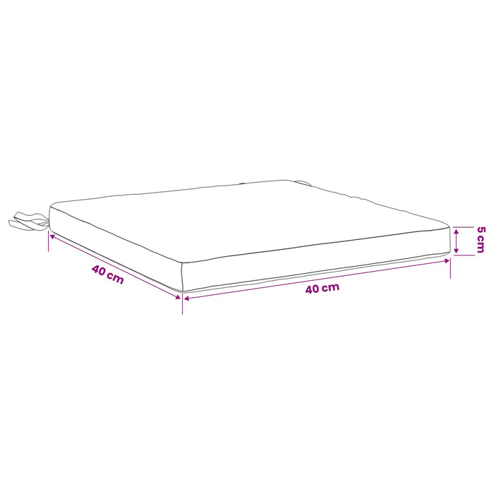 Perne pentru șezut cu 4 piese SOEST 4 buc. 100% Polyester WALTI