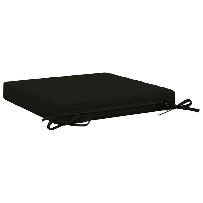 Perne pentru șezut cu 4 piese SOEST 4 buc. 100% Polyester Negru WALTI