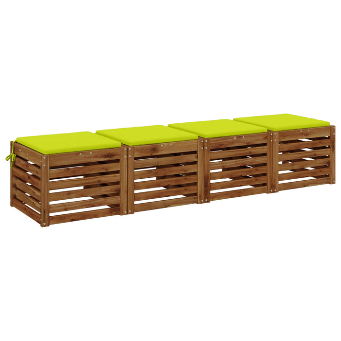 Perne pentru șezut cu 4 piese SOEST 4 buc. 100% Polyester WALTI
