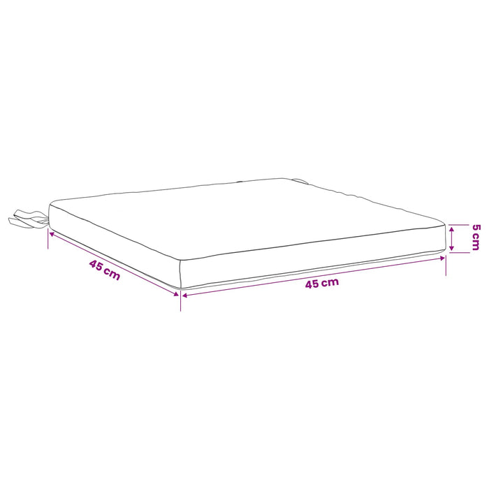 Perne pentru șezut cu 4 piese SOEST 4 buc. 100% Polyester Crem WALTI