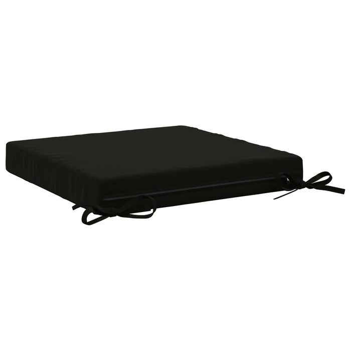 Perne pentru șezut cu 4 piese SOEST 4 buc. 100% Polyester Negru WALTI