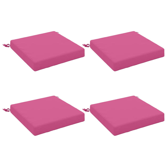 Perne pentru șezut cu 4 piese SOEST 4 buc. 100% Polyester Roz WALTI