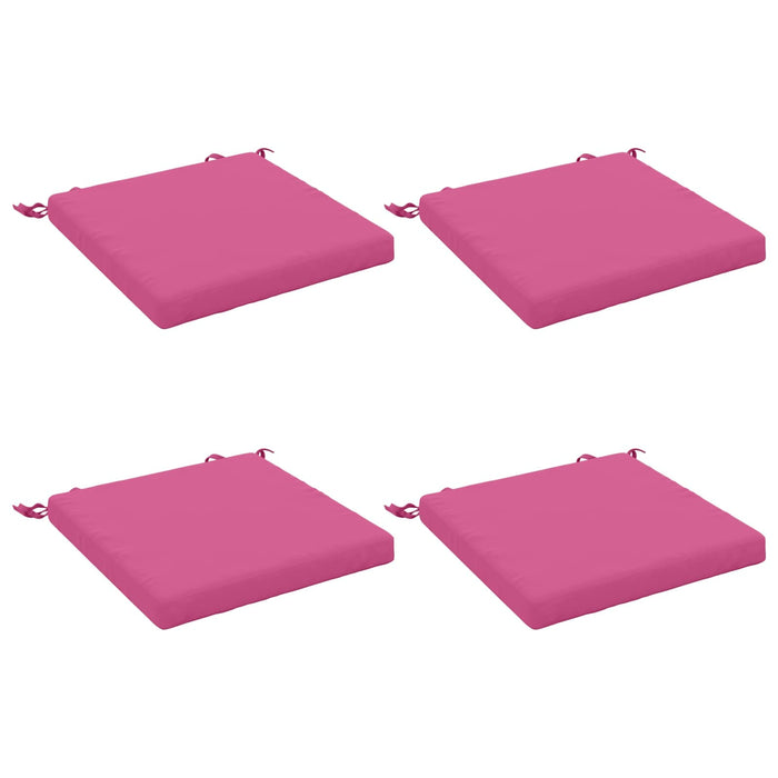 Perne pentru șezut cu 4 piese SOEST 4 buc. 100% Polyester Roz WALTI
