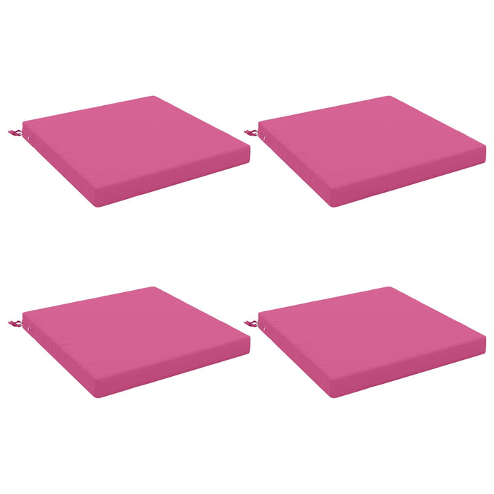 Perne pentru șezut cu 4 piese SOEST 4 buc. 100% Polyester Roz WALTI