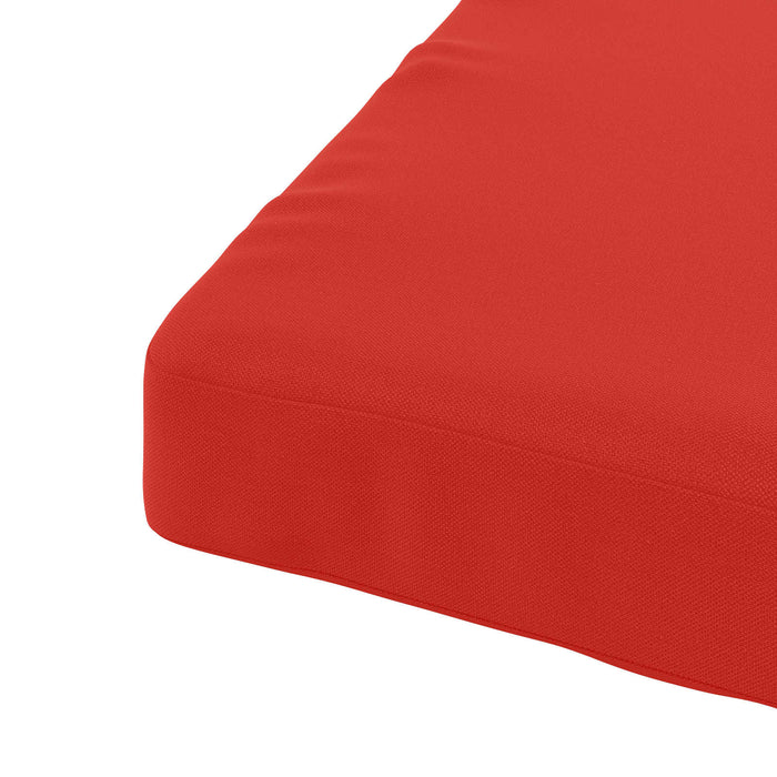 Perne pentru șezut cu 4 piese SOEST 4 buc. 100% Polyester Roșu WALTI