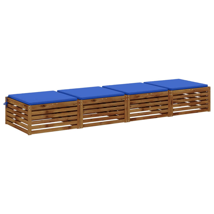 Perne pentru șezut cu 4 piese SOEST 4 buc. 100% Polyester WALTI
