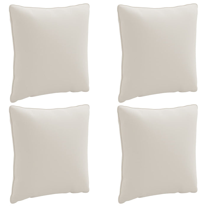 Pernă de spate PUTTEN 4 buc. 100% Polyester Alb 40 x 40 x 15 cm WALTI