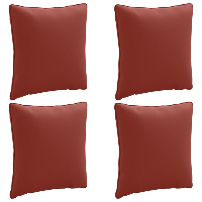 Perne de Spate 4 Piese PUTTEN 4 pcs 100% Polyester Roșu WALTI