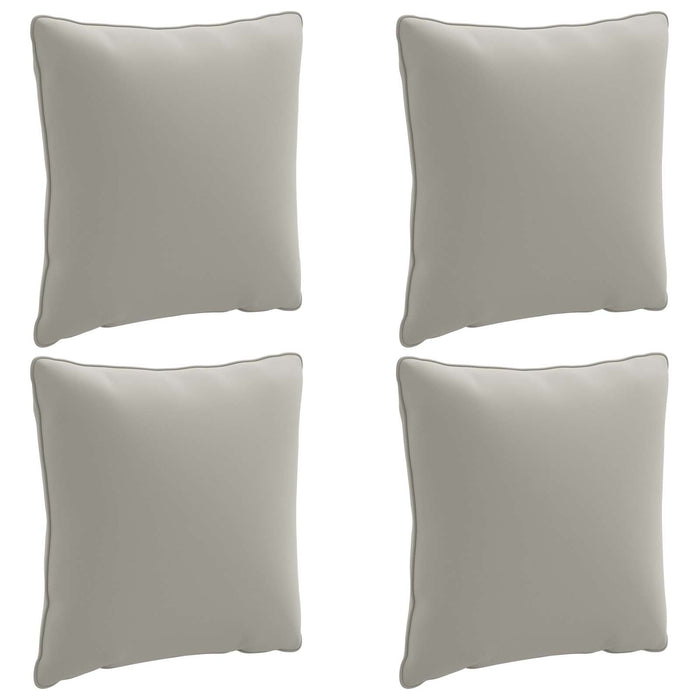 Perne de Spate 4 Piese PUTTEN 4 pcs 100% Polyester Gri WALTI