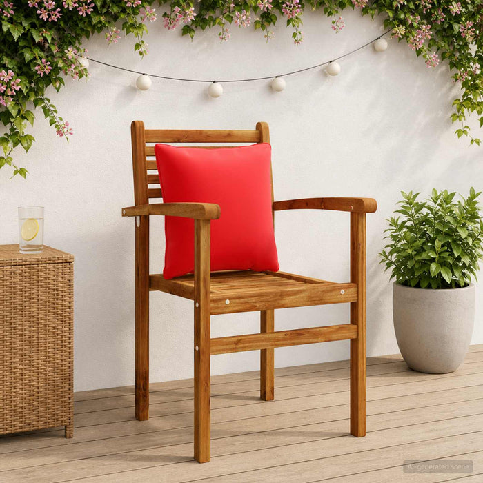 Perne de Spate 4 Piese PUTTEN 4 pcs 100% Polyester Roșu WALTI