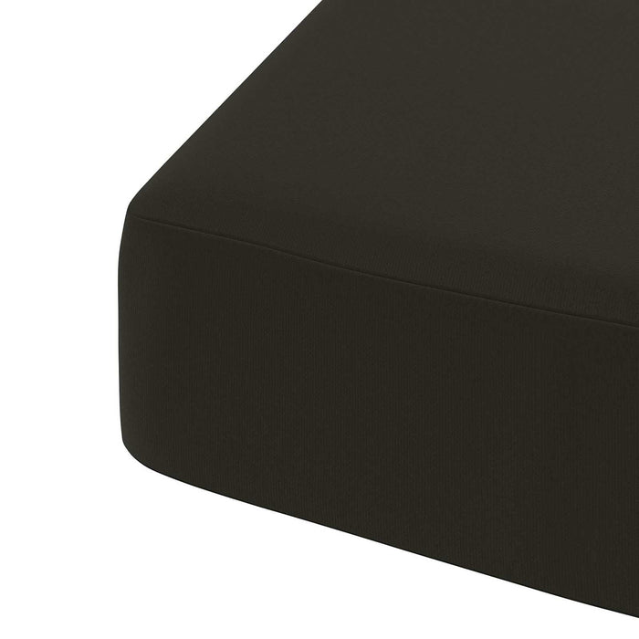 Perna de 1 piesă SOEST 100% Polyester Negru 40 x 40 x 7 cm WALTI