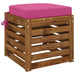 Perna de 1 piesă SOEST 100% Polyester Roz 40 x 40 x 7 cm - WALTI WALTI