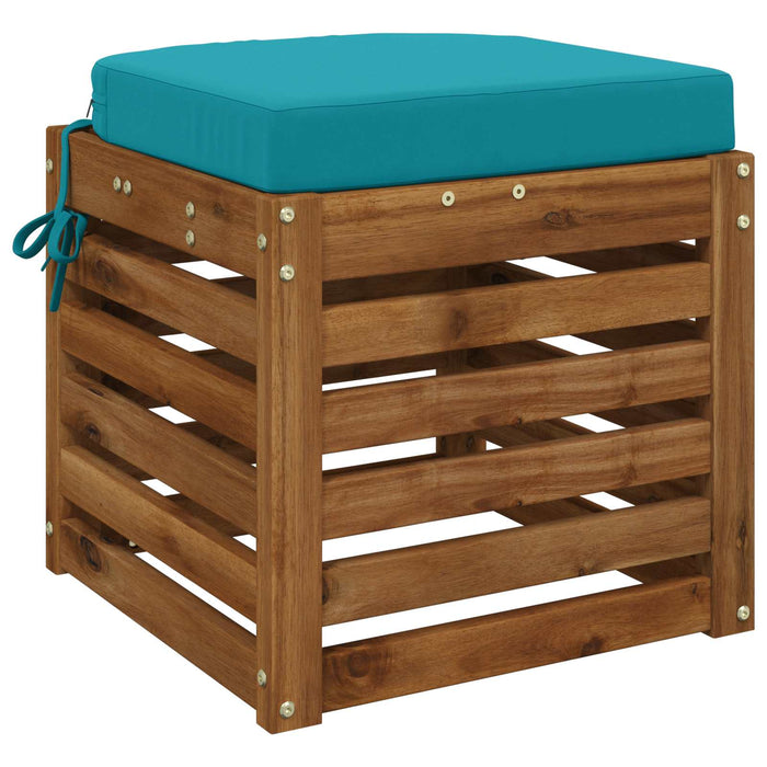 Perna de 1 piesă SOEST 100% Polyester Turcoaz 40 x 40 x 7 cm - WALTI WALTI