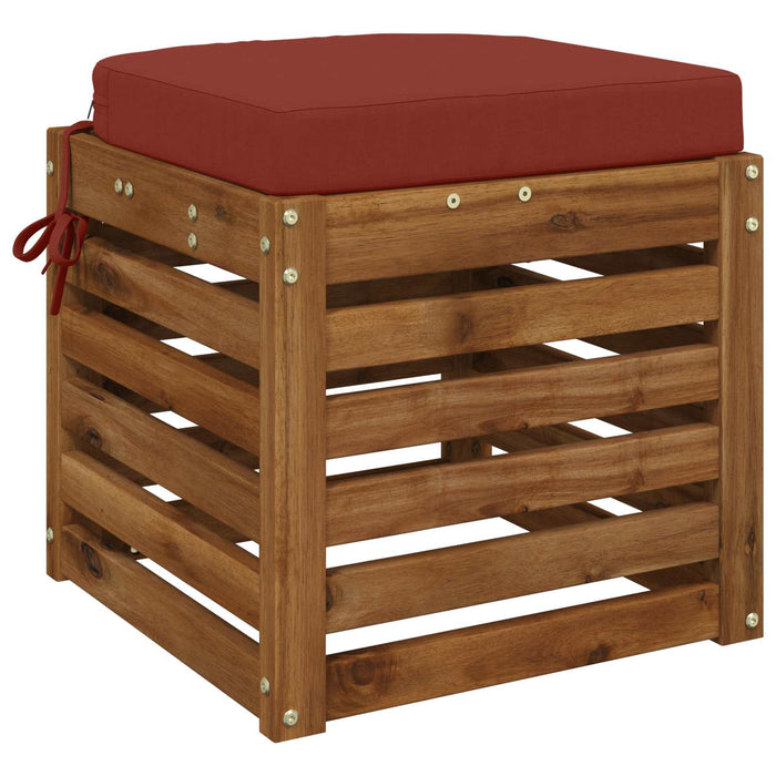 Perna de 1 piesă SOEST 100% Polyester Roșu 45 x 45 x 7 cm WALTI