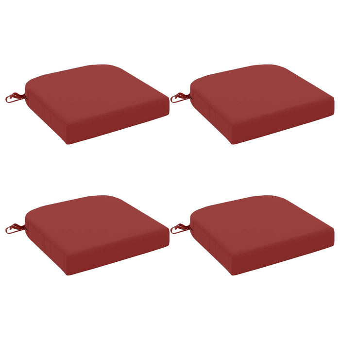 Set de perne de 4 piese SOEST 4 pcs 100% Polyester Roșu Vin WALTI
