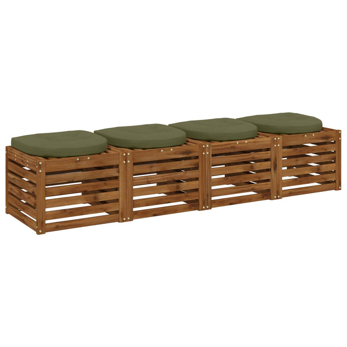 Perne pentru șezut cu 4 piese 4 buc. 100% Polyester - WALTI WALTI