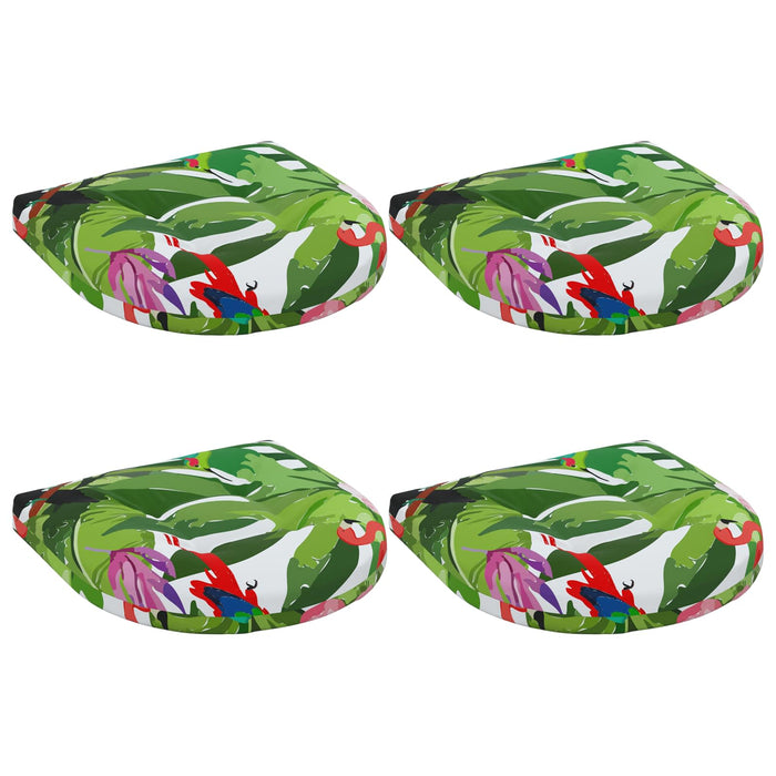 Perne pentru șezut cu 4 piese 4 buc. 100% Polyester Multicolour WALTI