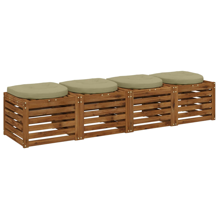 Perne pentru șezut cu 4 piese 4 buc. 100% Polyester - WALTI WALTI