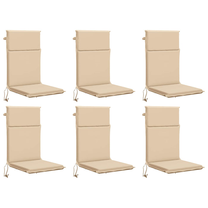 Pernă pentru scaun cu spătar înalt GEMERT 6 buc. 100% Polyester WALTI