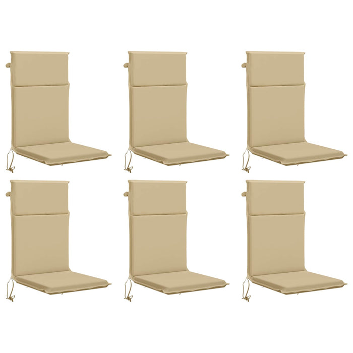 Pernă pentru scaun cu spătar înalt GEMERT 6 buc. 100% Polyester WALTI