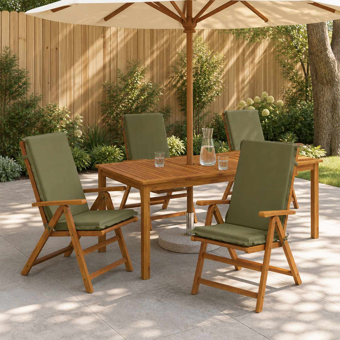 Set de perne cu spătar înalt de 4 bucăți GEMERT 4 pcs WALTI