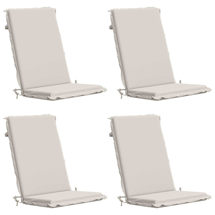 Set de perne cu spătar înalt de 4 bucăți GEMERT 4 pcs Alb WALTI