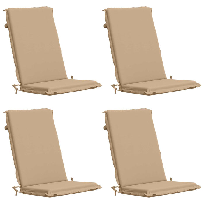 Set de perne cu spătar înalt de 4 bucăți GEMERT 4 pcs Nisipiu WALTI