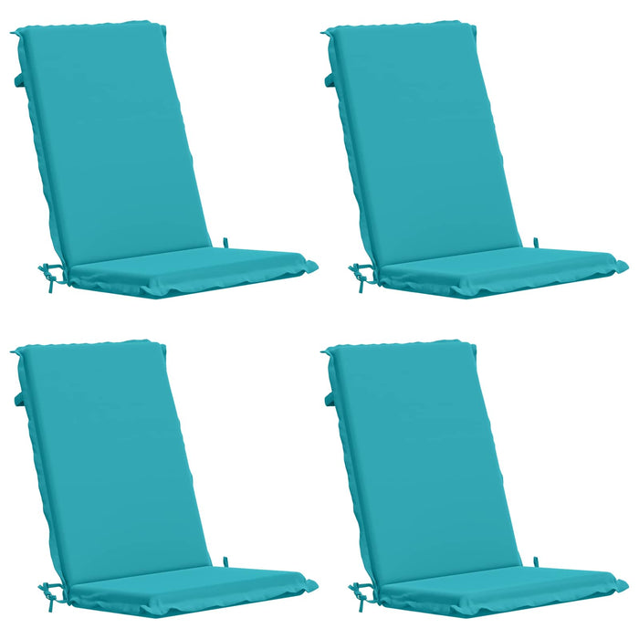 Set de perne cu spătar înalt de 4 bucăți GEMERT 4 pcs Turcoaz WALTI