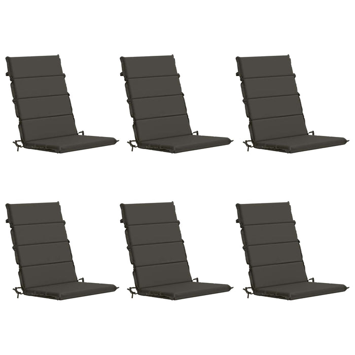 Set de perne cu spătar înalt de 6 bucăți GEMERT 100% Polyester WALTI